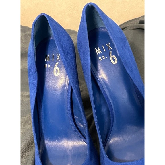 Mix No. 6 Danyah Pointed Stiletto Pump Cobalt Blue - Picture 7 of 9
